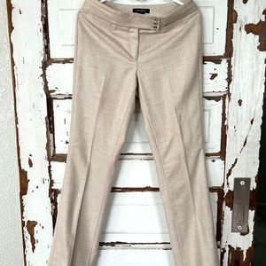 White House Black Market Sleek Linen  Boot Pants 2R